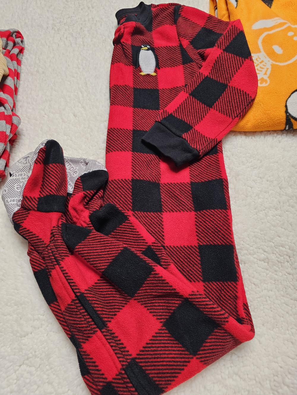 Bundle 5 Pcs Boys 3T Pajamas Fall Winter - Picture 5 of 10